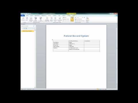 Mail Merge 2 - Setting up a Document Template